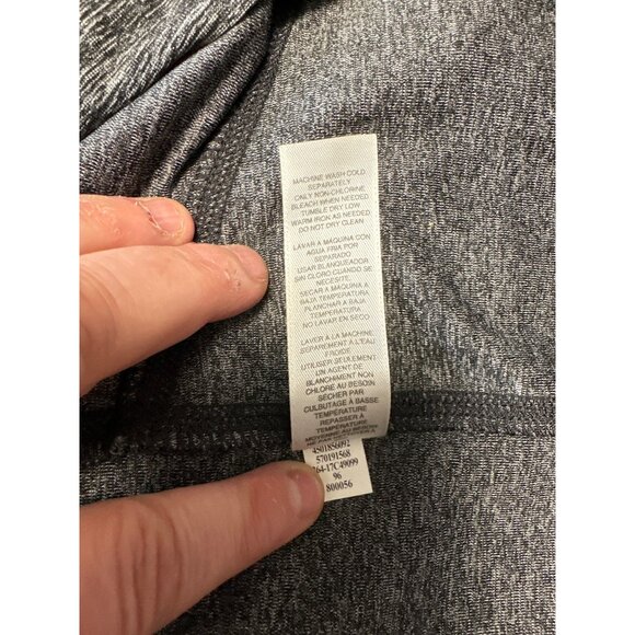 Chicos Weekends Gray Long Sleeve Lightweight Hoodie Top Women's Size 3 US XL - Picture 8 of 9